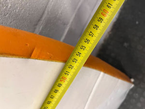 Custom X Frenzi 42.5 White & Black Swimming Board - 2ndhandwarehouse.com