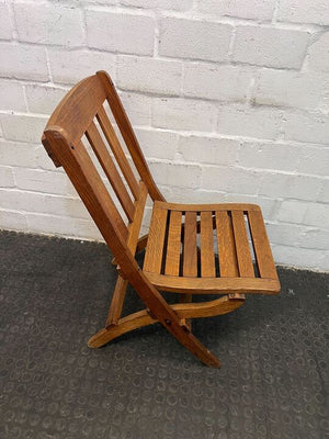MidCentury Modern Wooden Folding Chair