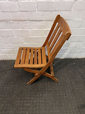 MidCentury Modern Wooden Folding Chair