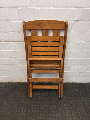MidCentury Modern Wooden Folding Chair