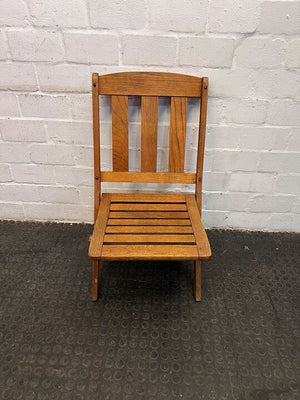 MidCentury Modern Wooden Folding Chair