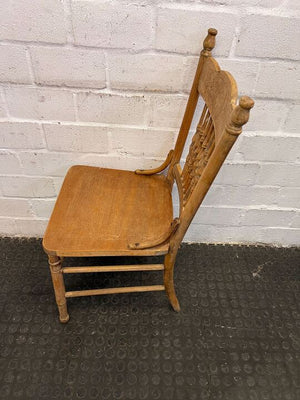 Vintage Oak Styled Dining Room Chair - 2ndhandwarehouse.com