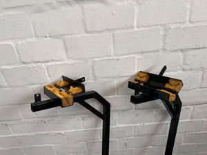 Black Metal Framed Bicycle Rack (Minor Rust)