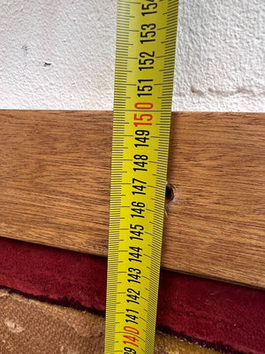 Rectangular Wooden Framed Red Velvet Notice Board (Width: 61cm)(Height: 150cm) - PRICE DROP