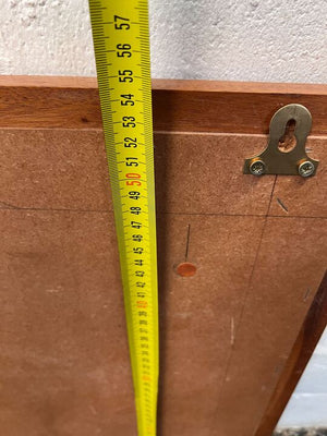 Thick Rectangular Framed Red Velvet Notice Board with Wall Hook(Width: 55cm)(Height: 80cm) - PRICE DROP