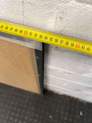 Rectangular Wooden Framed Red Velvet Notice Board (Width: 54cm)(Height: 80cm) - PRICE DROP