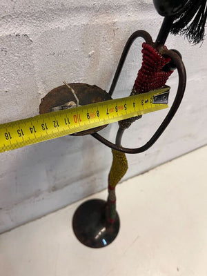 African Mother & Child Basking in the Heat Candle Holder