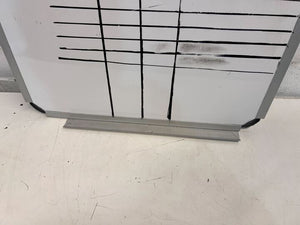 Parrot Product Upstanding Magnetic White Marker Board (Width: 60cm)(Height: 91cm) - PRICE DROP