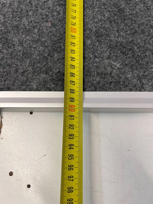 WriteBoard Steel Framed Gravel Gradient Pin Board (Minor Tear)(Width: 61cm)(Height: 90cm) - PRICE DROP