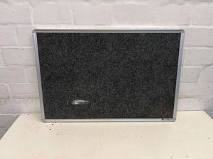 WriteBoard Steel Framed Gravel Gradient Pin Board (Minor Tear)(Width: 61cm)(Height: 90cm) - PRICE DROP