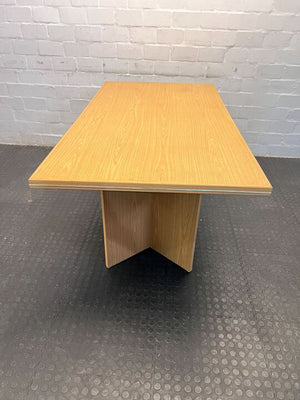 Tetrix Light Wooden Office Desk (Width: 173cm)(Height: 73cm) - REDUCED