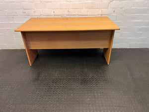 Light Brown Wooden Office Desk with Three Handless Drawers (Width: 150cm)(Height: 72cm)