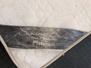 Sakina Beds Double mattress - holes on side slight stains