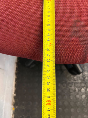 Comfortable Burgundy Office Chair with Armrests β Slight Wear