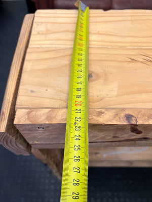 Rustic Reclaimed Wooden Bar Counter with Wall Shelf – Unique Design