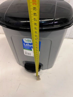 Lotus Grey Pedal Bin β 5.5L Capacity, Stylish & Functional