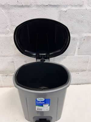 Lotus Grey Pedal Bin β 5.5L Capacity, Stylish & Functional