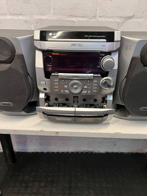 ๐ Philips Mini Hi-Fi Stereo System with CD & MD Player
