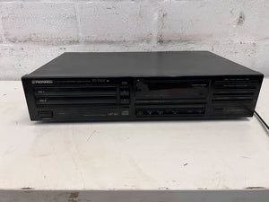 Pioneer PD-T307 Twin-Tray CD Player โ Classic Black Finish, Tested Working