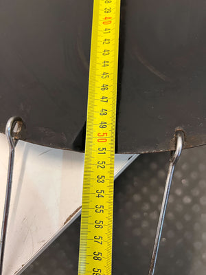 Round Cast Iron Braai Pan with Blue Base โ Durable & Unique Design