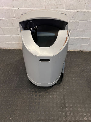 Compact DeLonghi Silver Heater with Minor Scratches - PRICE DROP