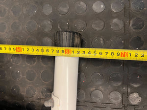 Compact White Exercise Bike with Minor Wear โ Perfect for Home Workouts