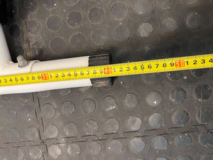 Compact White Exercise Bike with Minor Wear โ Perfect for Home Workouts