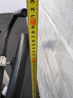 Compact White Exercise Bike with Minor Wear โ Perfect for Home Workouts