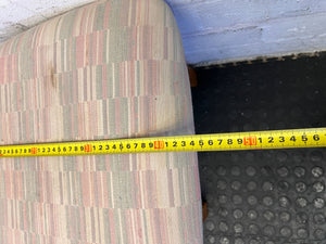 Cozy Wooden Dining Chair with Colorful Upholstery β Minor Wear - PRICE DROP - 2ndhandwarehouse.com