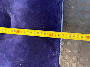 Inflatable Queen-Sized Air Mattress β Deep Purple Velvet Finish