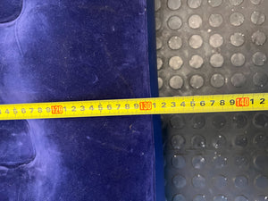 Inflatable Queen-Sized Air Mattress β Deep Purple Velvet Finish