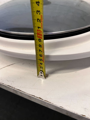 White Electric Plug-in Cooking Pot with Glass Lid