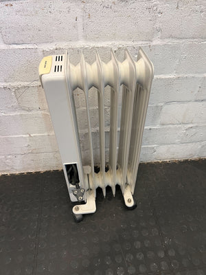 Compact Grey Portable Heater - Great Condition with Minor Scratches - PRICE DROP