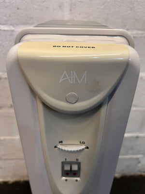 Compact Grey Portable Heater - Great Condition with Minor Scratches - PRICE DROP