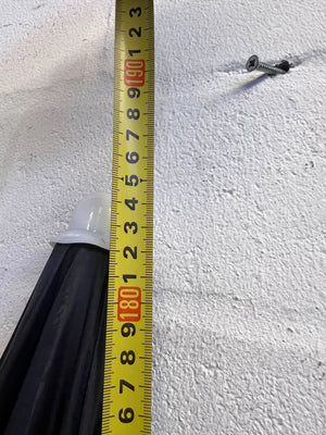 Stylish Black Kodak Batteries Beach Umbrella – Slight Wear