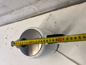 Efficient White Electric Kettle with 1.7L Capacity โ Minor Wear