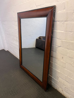 Elegant Wooden Framed Wall Mirror β Minor Scratches