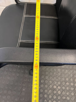 Comfortable Black Office Chair with Minor Wear and Adjustable Height