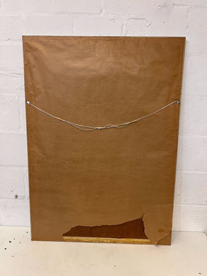 Elegant Framed Floral Artwork in Soft Blue Tones