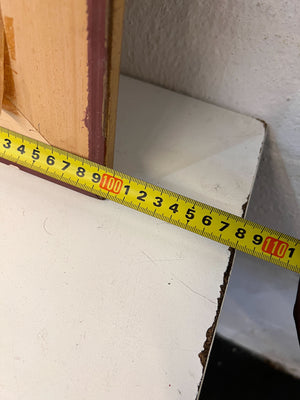 Framed Blue and Gold Landscape Artwork by Portchie β Slight Wear