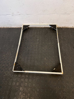 Durable Metal Square Frame with Minor Rust Stains - REDUCED