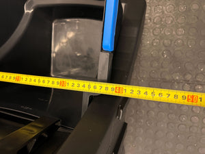 Compact Black Cleaning Trolley with Red Trim – Slight Scratch Marks