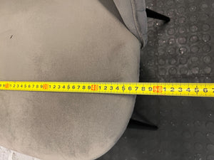 Stylish Grey Velvet Dining Chair with Black Legs β Minor Marks - 2ndhandwarehouse.com