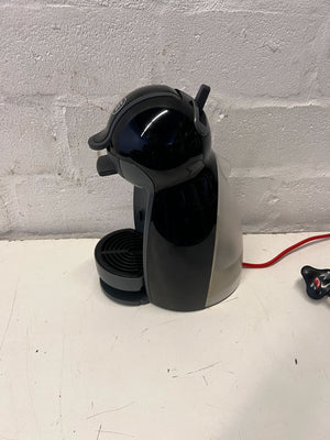 Compact Black and Silver Coffee Machine – Minor Wear