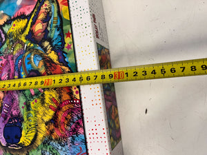 Colorful 1000-Piece Wolf Puzzle by Heye - Minor Box Wear