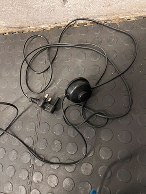 Elegant Vintage Gold Floor Lamp with Minor Wear