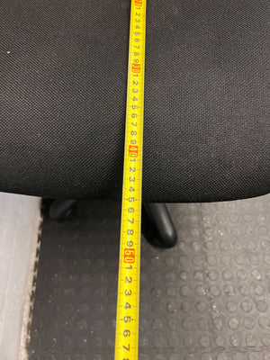 Ergonomic Black Office Chair with Smooth Rolling Wheels