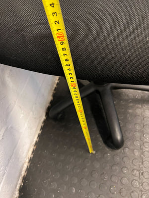 Ergonomic Black Office Chair with Smooth Rolling Wheels