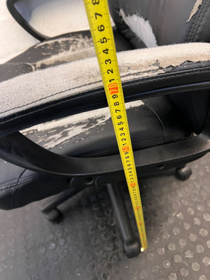 Comfortable Black Executive Office Chair with Signs of Wear - REDUCED