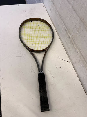 Tennis Racket - Yellow Strings